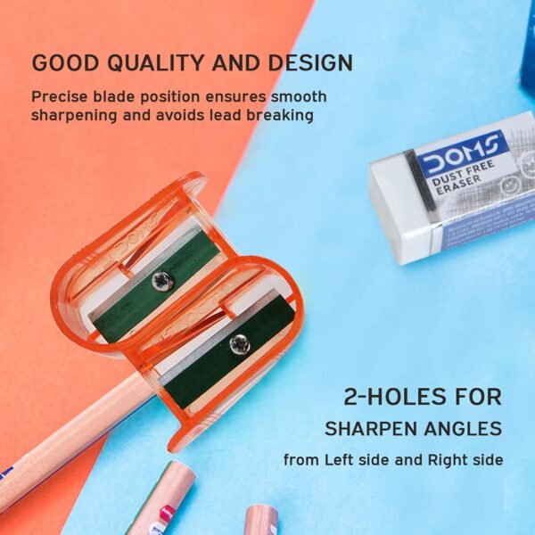 DOMS Two Dooz Pencil Sharpner,Pack of 15