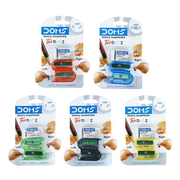 DOMS Two Dooz Pencil Sharpner,Pack of 15 - Image 3