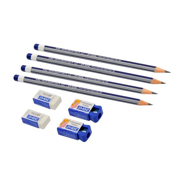 DOMS X1 PENCIL 50 PCS PENCIL SIPPER, Black - Image 3