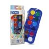 Doms 12 Shades 30mm Water Colour Cakes | Easy To Use Palette Lid | Organic Rich Colour Pigments | Free Brush Inside | Non-Toxic & Safe For Kids | Pack of 1