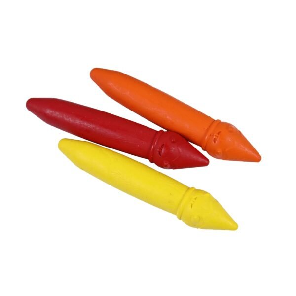 Doms 12 Shades Dommymate Plastic Crayons | Can Be Erased & Sharped | Keep Fingers Clean & Non Messy | Free Sharpner & Eraser Inside | Bright & Vibrant Colors | Pack of 1 - Image 3