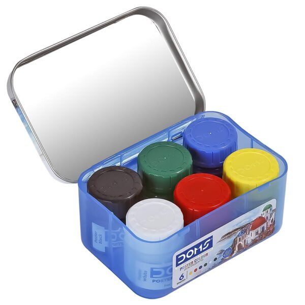 Doms 6 Shades Poster Colours | Rich & Vibrant Colors | Free Agigator Inside For Uniform Mixing | Non-Toxic & Safe For Childrens | Pack of 1 - Image 6