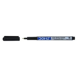 Alternative view of Doms CD-DVD/OHP Pens | Fine Tip Japanese Tip For Clear Marking | Marks On Most Surfaces | Unique Self Hydrating System | Black Ink, Pack of 10
