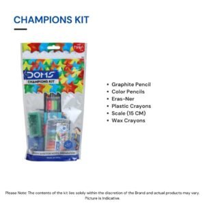 Alternative view of Doms Champions Kit | Perfect Value Pack | Kit For School Essentials | Gifting Range For Kids | Combination of 6 Stationery Items | Pack of 2