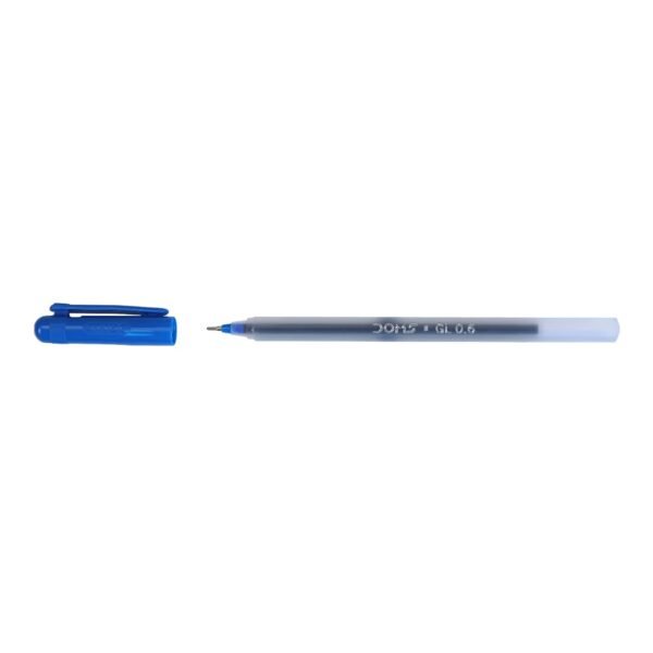 Doms DF 0.6 GL Ball Point Pens Box Pack | Lightweight & Sleek Body | Created For Smooth, Dark & Uninterrupted Writing | Use & Throw Pen | Blue Ink, Pack of 40 Pens - Image 4