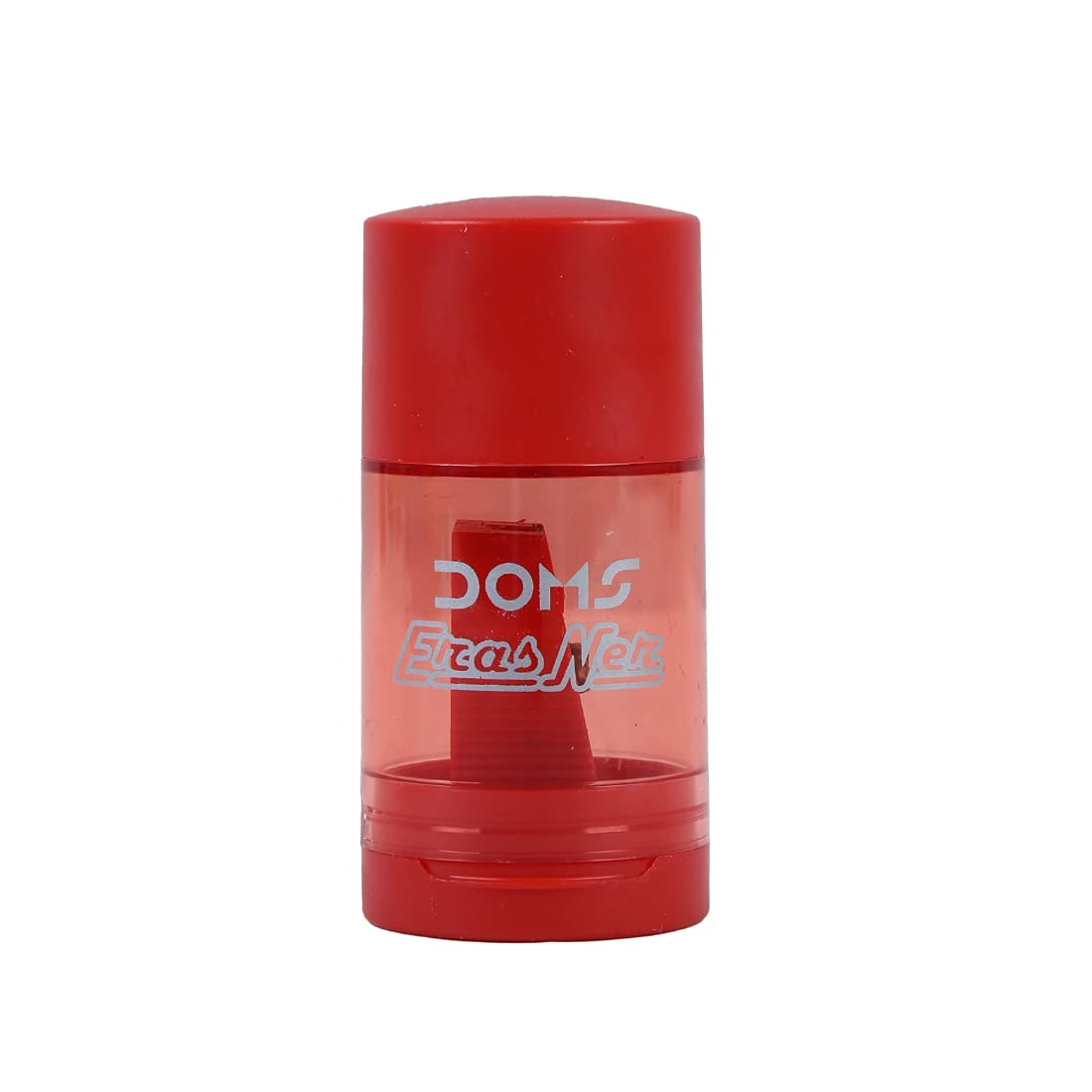 Doms ErasNer Eraser + Sharpner Blister Pack | Durable and Strong Built Quality | 4 Different Shapes in 5 Vibrant Colors | Scientifically Angled Blade With Anti-rust Coating | Pack of 20 Pieces - Image 6