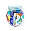 Doms Erasma Color Long Eraser Jar Pack | Non Toxic & Safe for Childrens | Dust Free & Smooth Erasing | for School & Stationery Use | Set of 40 Colorful Erasers