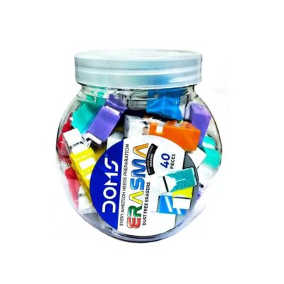 Doms Erasma Color Long Eraser Jar Pack | Non Toxic and Safe…