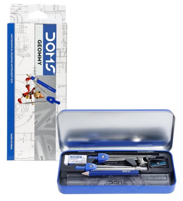Doms Geommy Mathematical Drawing Instrument Geometry Box, Pack of 1 (DM8425) - Image 5