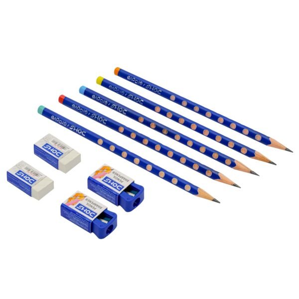 Doms Groove Super Dark HB/2 Graphite Pencils Jar Pack | 50 Pcs Pencils | Innovative Groove For Perfect Grip | Ideal For School & General Purpose | Perfect For Sketching & Drawing | Jar Pack of 1 - Image 5