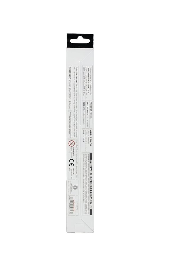 Doms Hello X-Tra Dark Pencil (pastel Shades) with Free Erasner (Erase + Sharp) - Image 4