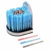 Doms INXIfY Softy Ballpen For Smooth Writing| School College Students Office Daily Use| LV Ink Technology| Pack of 100 Pens(84 Blue, 12 Black & 4 Red)