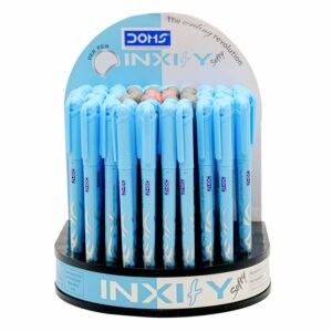 Alternative view of Doms INXIfY Softy Ballpen For Smooth Writing| School College Students Office Daily Use| LV Ink Technology| Pack of 100 Pens(84 Blue, 12 Black & 4 Red)
