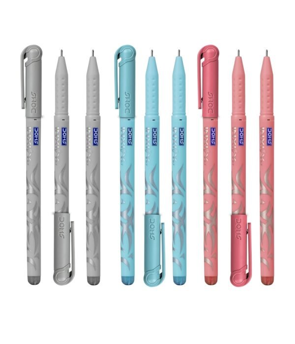 Doms INXIfY Softy Ballpen For Smooth Writing| School College Students Office Daily Use| LV Ink Technology| Pack of 100 Pens(84 Blue, 12 Black & 4 Red) - Image 3