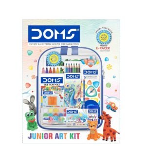 Alternative view of Doms Junior Art Kit | Comes With Transparent Zipper Bag | Perfect Value Pack | Kit For School Essentials | Gifting Range For Kids | Combination of 8 Stationery Items