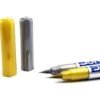 Doms Metallist Series Metallic Brush Pen | 2 Shades (Gold & Silver) | Super Soft Tip | Ideal For Modern Calligraphy & Decorative Writing | Pack Of 2 x 4 Set