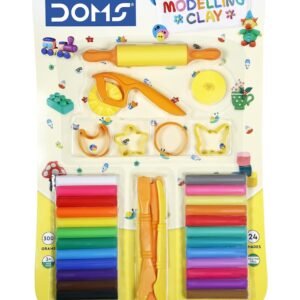 Alternative view of Doms Modelling Clay Blister Pack | Easily Kneadable Clay | Non Toxic & Safe For Childrens | Soft, Non-Drying, Hygienic & Non-Sticky | Ideal for School, Kids & Gifting Purpose | Set Of 24 Unique Shades