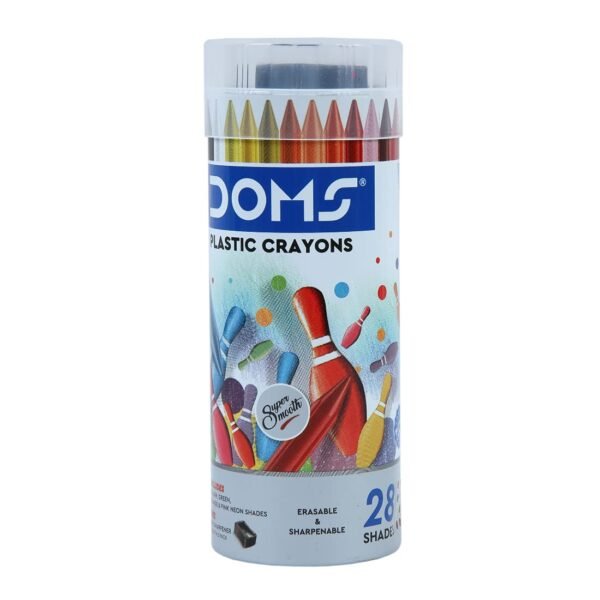 Doms Oil Pastel 50 Shades Plastic Pack Plastic Crayon 28 Shades Round Tin - Image 5