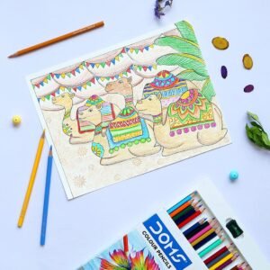 Alternative view of Doms Soft Core Colour Pencil Set for Kids, Standard (Multicolour)