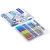 Doms Super Soft Tip Pastel Shades Brush Pen Set | 12 Pastel Shades + 1 Silver Shade + 1 Blender | Ideal for Doodling, Illustrations, Calligraphy, Artists, Studenst & Professioanls | Pack Of 1