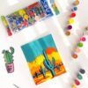 Doms Tempera Water Colours 18 Shades For Children| Includes Gold & Silver Colour + 1 Painting Brush| Washable & Safe For Children| Best Birthday Gift| Pack of 6