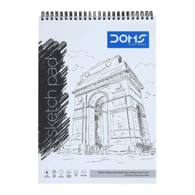 Doms Watercolor Paper Sketch Book Wiro Band Medium Surface …