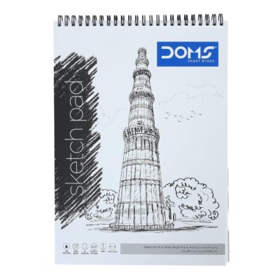 Doms Wiro Binding Notebook | Sketch Pad | Plain | 110GSM | …