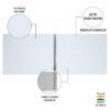Doms Wiro Binding Notebook | Sketch Pad | Plain | 150GSM | 72 Pages | 29.7 x 42 cm | Pack of 1