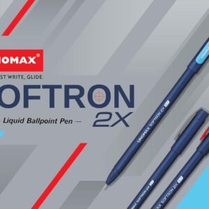 Alternative view of UNOMAX Softron 2X Ball Pen Mega Pack - Set of 20 (10 Blue & 10 Black) | Supreme Writing Elegance | Jet Black Ink | Luxurious Matt Finish Body | Superior 0.7mm Tip Size