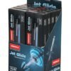 UNOMAX Ultron Jet Glide Retractable Ball Pen - Set of 10 (Jet Blue) | Elevate Your Writing Experience with Jet-Like Smoothness | 0.7mm Tip Size for Superior Precision | Ideal for Office, School