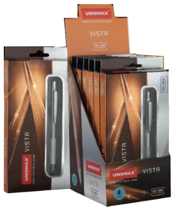 UNOMAX Vista Premium Metal Body Ball Point Pen with Jet Ink Technology (6) - Image 2