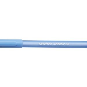 Unomax Candy Gel Pen Pack of 20 (Blue) |Professional Ergonomic Design for Daily Use, Exam-Friendly | Budget-Friendly, Pocket-Friendly, Ultra-Fine, Ergonomic Design