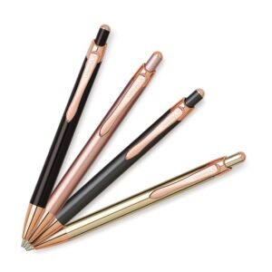 Alternative view of Unomax Excella Premium Metal Body Ball Point Pen with Jet Ink Technology (Set of 6- Blue)