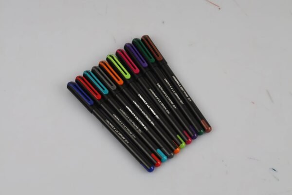 Unomax Fashion Pen Pack of 12 (Assorted) |Professional Ergonomic Design for Daily Use, Exam-Friendly | Budget-Friendly, Pocket-Friendly, Ultra-Fine, Ergonomic Design - Image 2