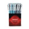 Unomax GELTRON POP Gel Pens Set of 50 (Assorted) (35 Blue/ 12 Black / 3 Red) | Vibrant Pastel Colors | Precision 0.6mm Tip | Waterproof Ink Technology | Perfect for Professionals, Students, Artists