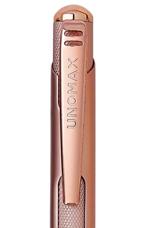 Unomax Lumina Premium Metal Body Ball Point Pen with Jet Ink Technology (Set of 6- Blue) - Image 7
