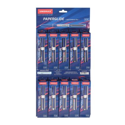Unomax Paperglide Ball Pen Pack of 10 (Blue) | Elevate Your…