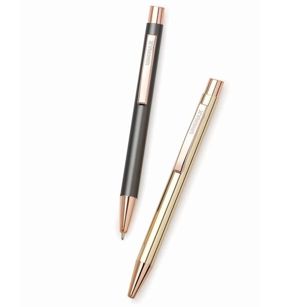 Unomax Richmond Premium Metal Body Ball Point Pen with Jet Ink Technology (Set of 6- Blue) - Image 7