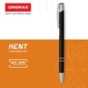Unomax Stylus Premium Metal Body Liquid Ball Point Pen (Set of 6- Blue)