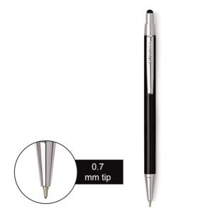 Unomax Stylus Premium Metal Body Liquid Ball Point Pen (Set of 6- Blue) (UNMX_Stylus_1PC_BLU)