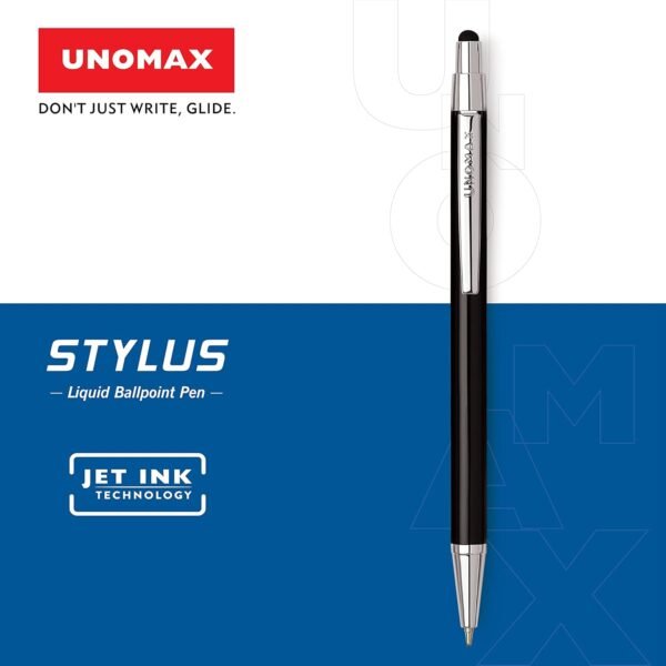 Unomax Stylus Premium Metal Body Liquid Ball Point Pen (Set of 6- Blue) (UNMX_Stylus_1PC_BLU) - Image 8