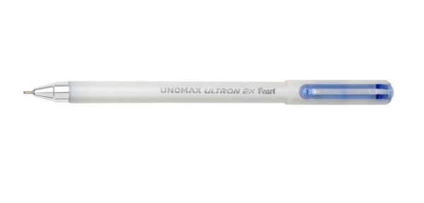 Unomax Ultron 2X Pearl Liquid Ball Point Pen | Premium Matt Finish | Double Writing Length | Jet Ink Technology (Pack of 20) (Blue) - Image 2