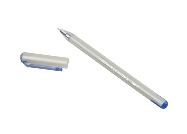 Unomax Ultron 2X Pearl Liquid Ball Point Pen | Premium Matt Finish | Double Writing Length | Jet Ink Technology (Pack of 20) (Blue) - Image 4