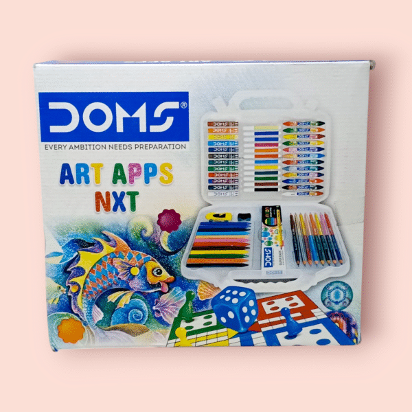 Doms Art Apps Nxt Kit With Plastic Carry Case | Perfect Value Pack | Kit For School Essentials | Gifting Range For Kids | Combination of 9 Stationery Items - Image 3