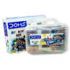 Doms Art Apps Nxt Kit With Plastic Carry Case | Perfect Value Pack | Kit For School Essentials | Gifting Range For Kids | Combination of 9 Stationery Items
