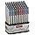 Alternative view of UNOMAX Geltron Pearl Gel Fine Pen - Pack of 50 Pens (35 Blue, 12 Black and 3 Red) | Water Proof Ink | White Body