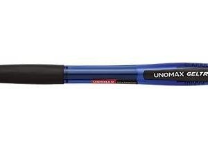UNOMAX Geltron Retractable Gel Pen Pack of 20 (Blue) | Professional Ergonomic Design for Daily Use, Exam-Friendly | Retractable Convenience, Quick-Drying Precision, Affordable,Smooth Writing