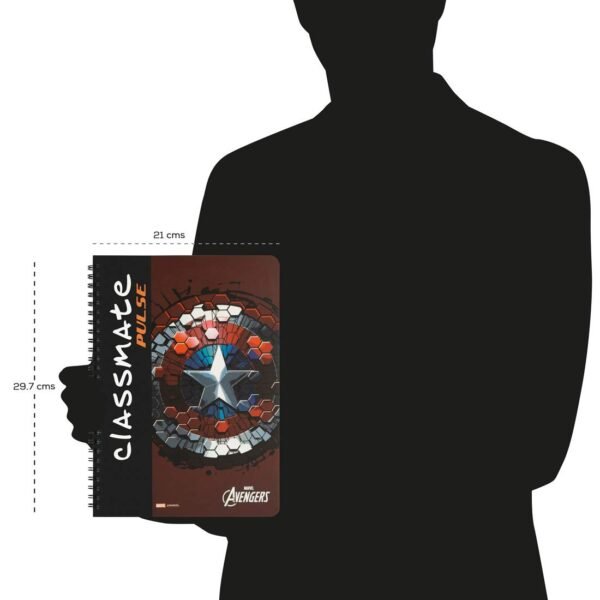 Classmate 1 Subject Notebook - Unruled, 180 Pages, Spiral Binding, Soft Cover, 297mm*210mm, Cover May Vary - Image 3
