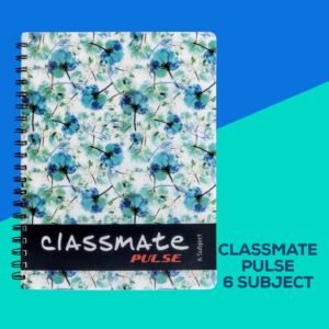 Alternative view of Classmate 2100117 Soft Cover 6 Subject Spiral Binding Notebook, Single Line, 300 Pages (Pack of 2)