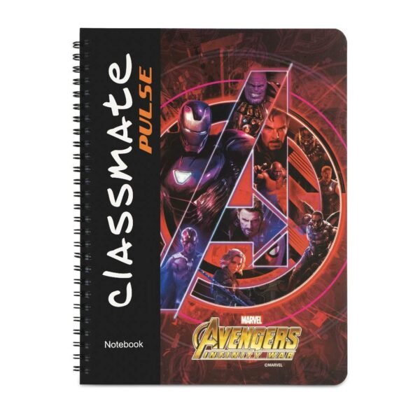 Classmate 2100128 Soft Cover 5 Subject Spiral Binding Notebook, Single Line, 250 Pages (Assorted Cov Pulse Spiral Notebook - 203 Mm X 267 Mm, Soft Cover, 160 Pages, Unruled - Image 6